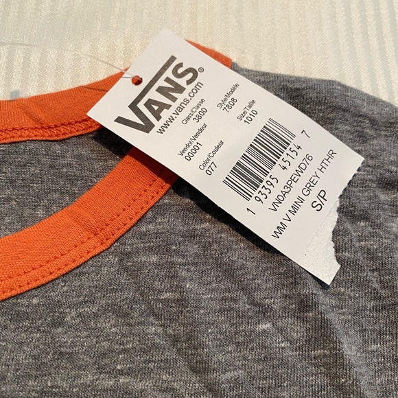 Vans Mini Ringer Short Sleeve Tee T-Shirt - Picture 6 of 6